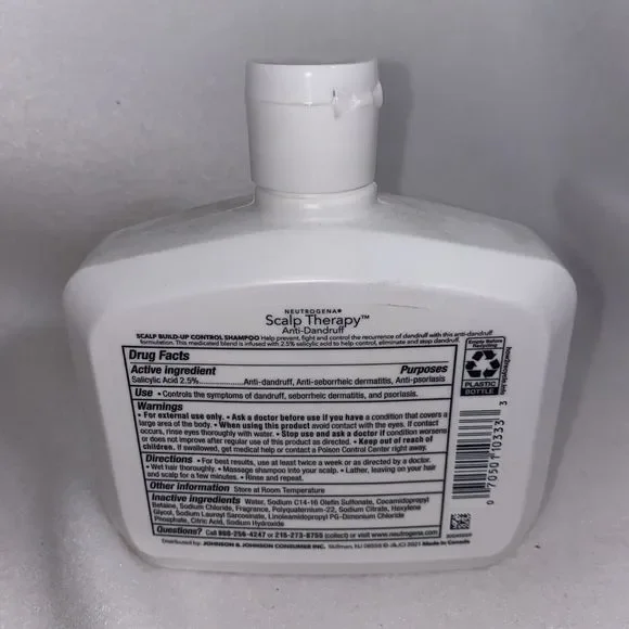 Neutrogena Scalp Therapy Anti Dandruff Medicated Scalp Build Up Contro shampoo - Picture 2 of 3
